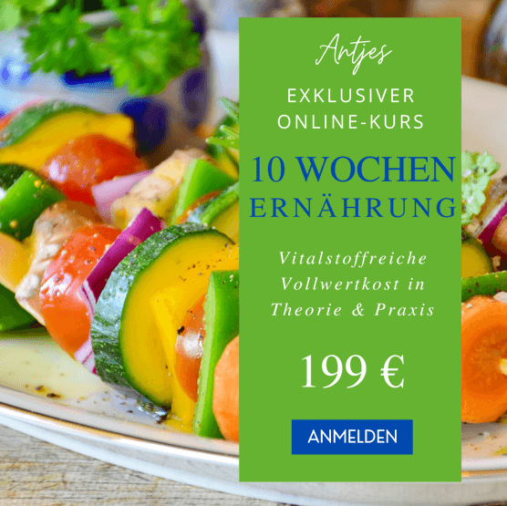 In nur 10 Wochen effektiv zu deiner gesunden und wohltuenden Ernährung,