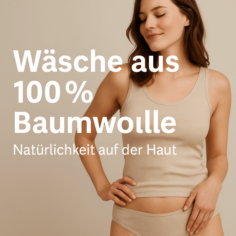 Mehr über den Artikel erfahren Wäsche aus 100 % Baumwolle – Natürlichkeit auf der Haut